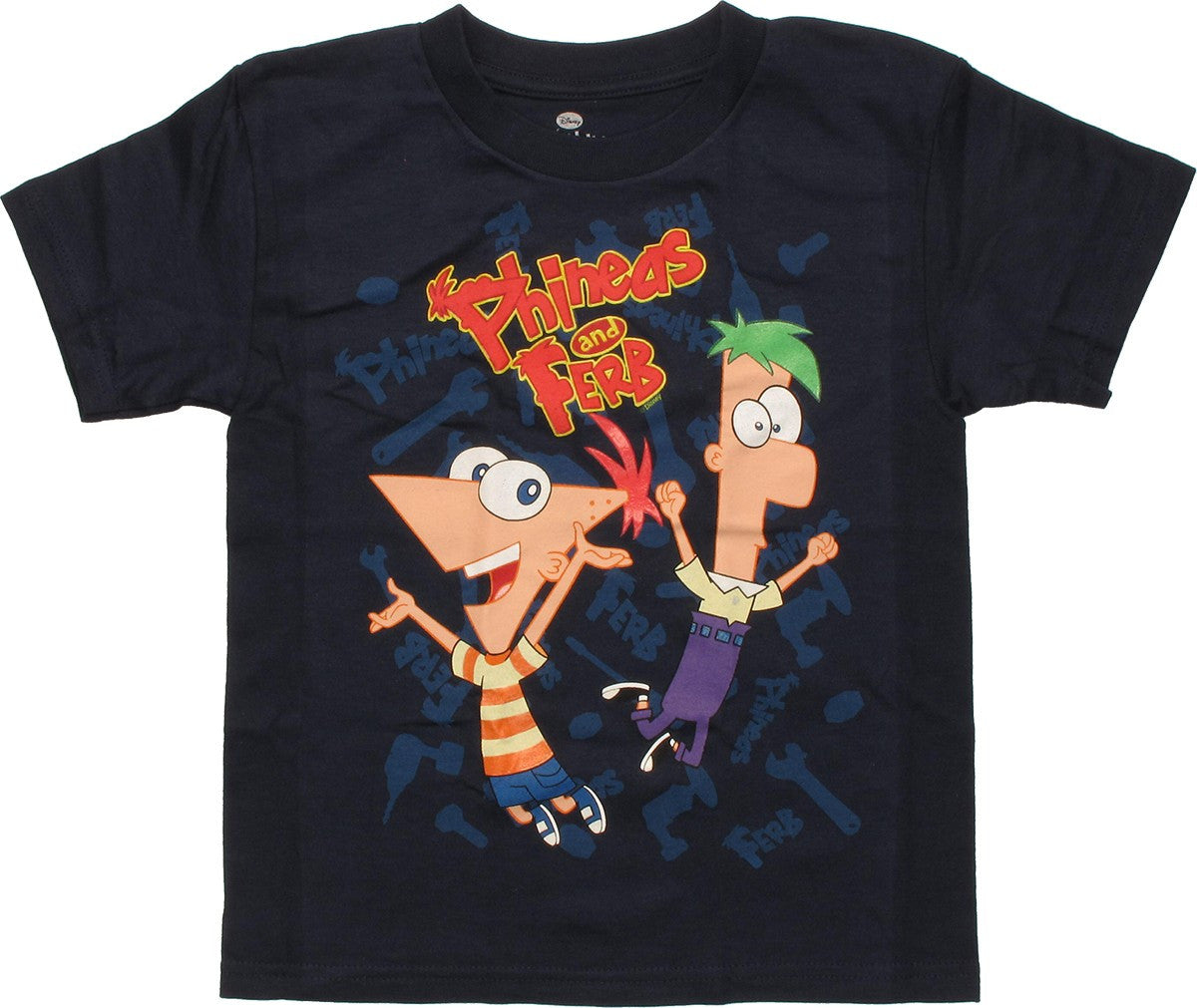 Phineas and Ferb Leap for Joy Juvenile T-Shirt