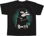 Phineas and Ferb Perry Glow Black Youth T Shirt