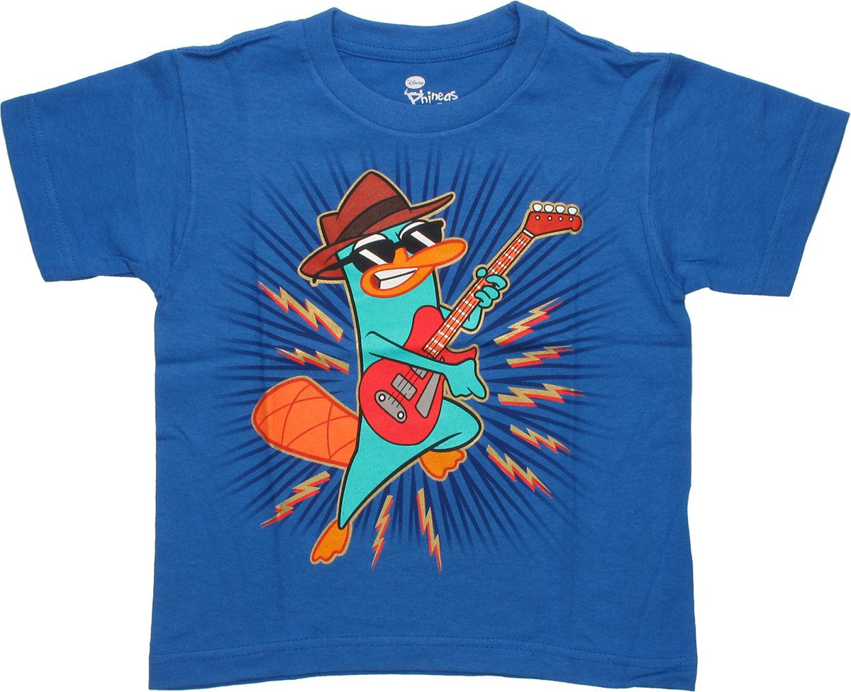 Phineas and Ferb Perry Guitar Juvenile T-Shirt