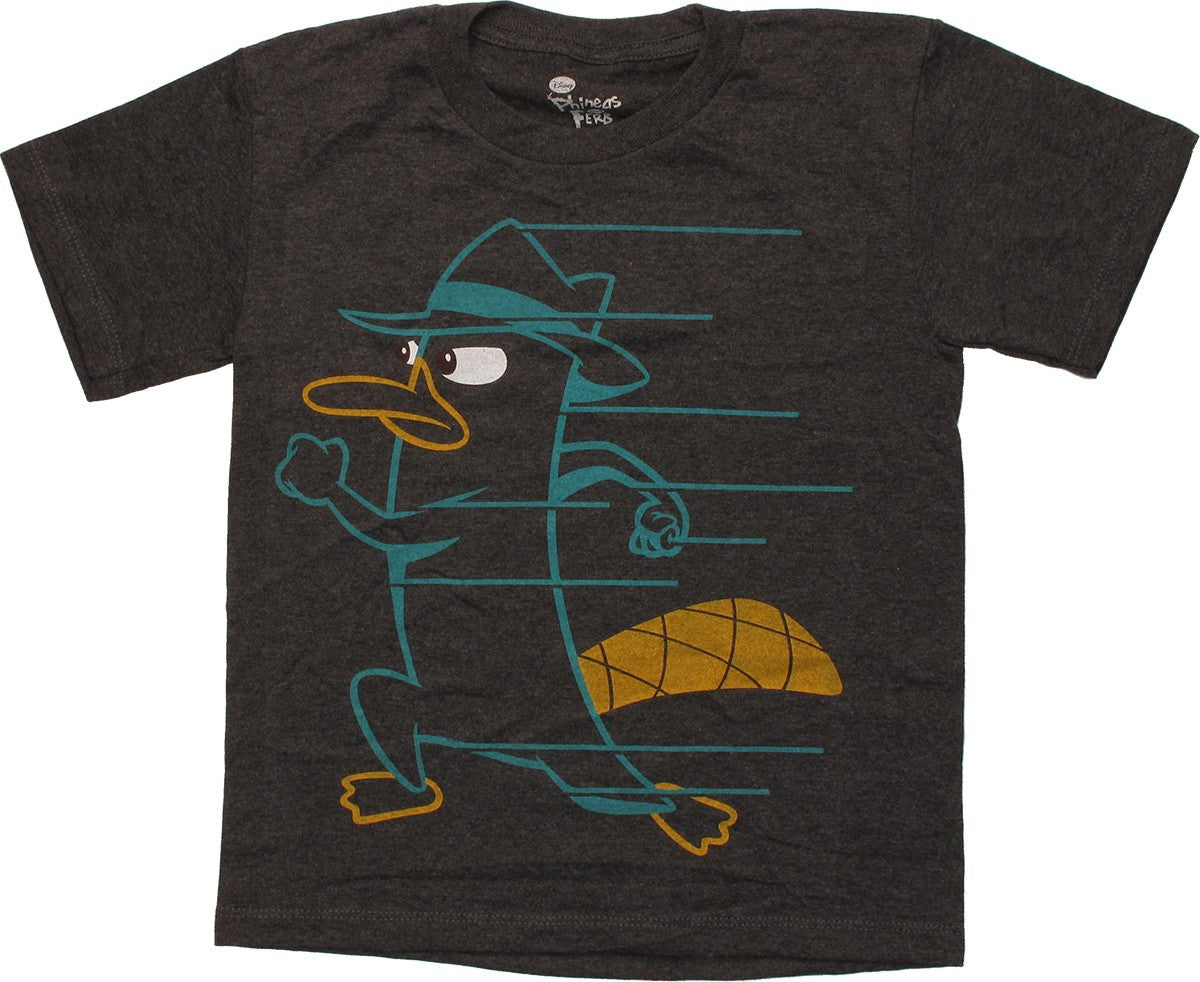 Phineas and Ferb Perry Run Juvenile T Shirt