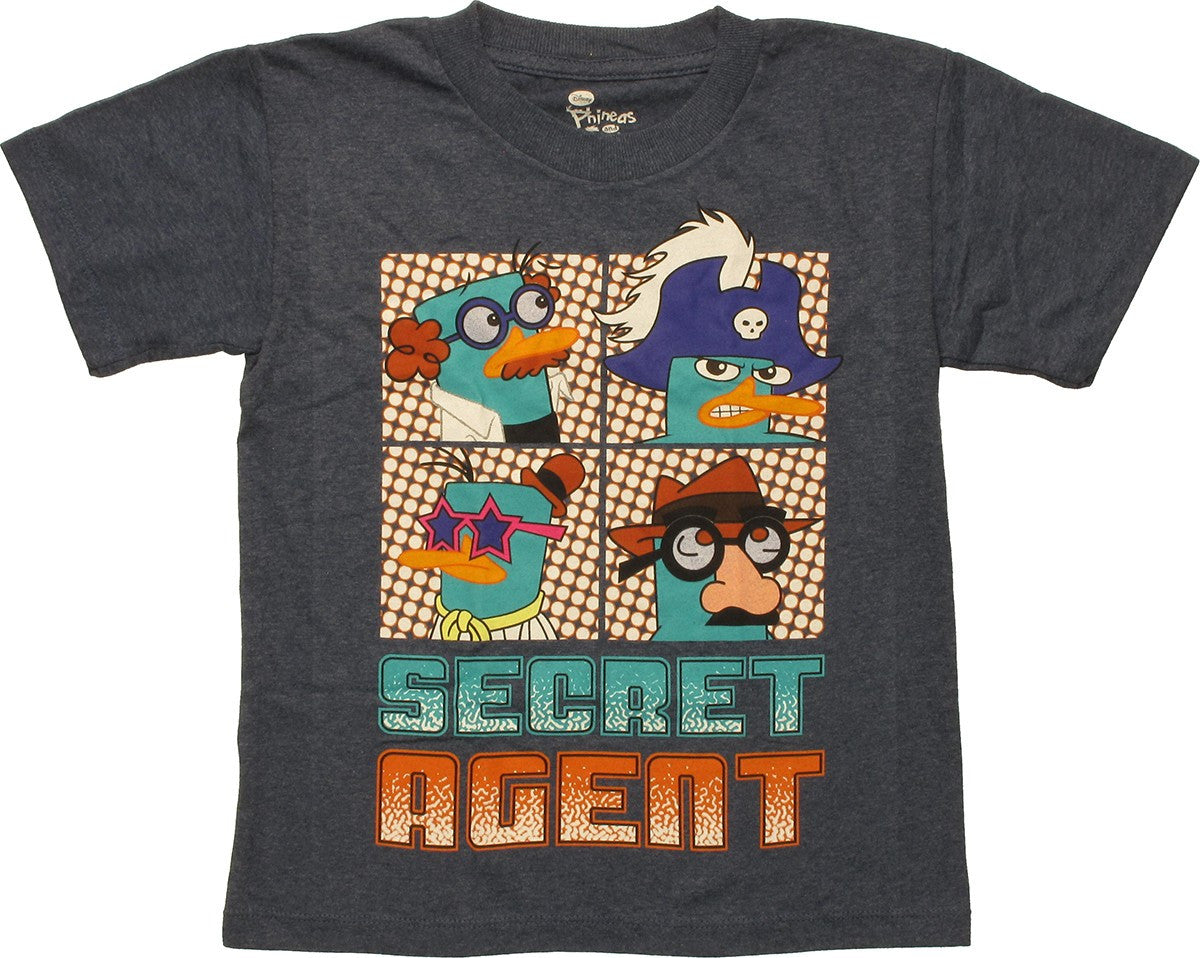 Phineas and Ferb Perry Secret Agent Juvenile Shirt