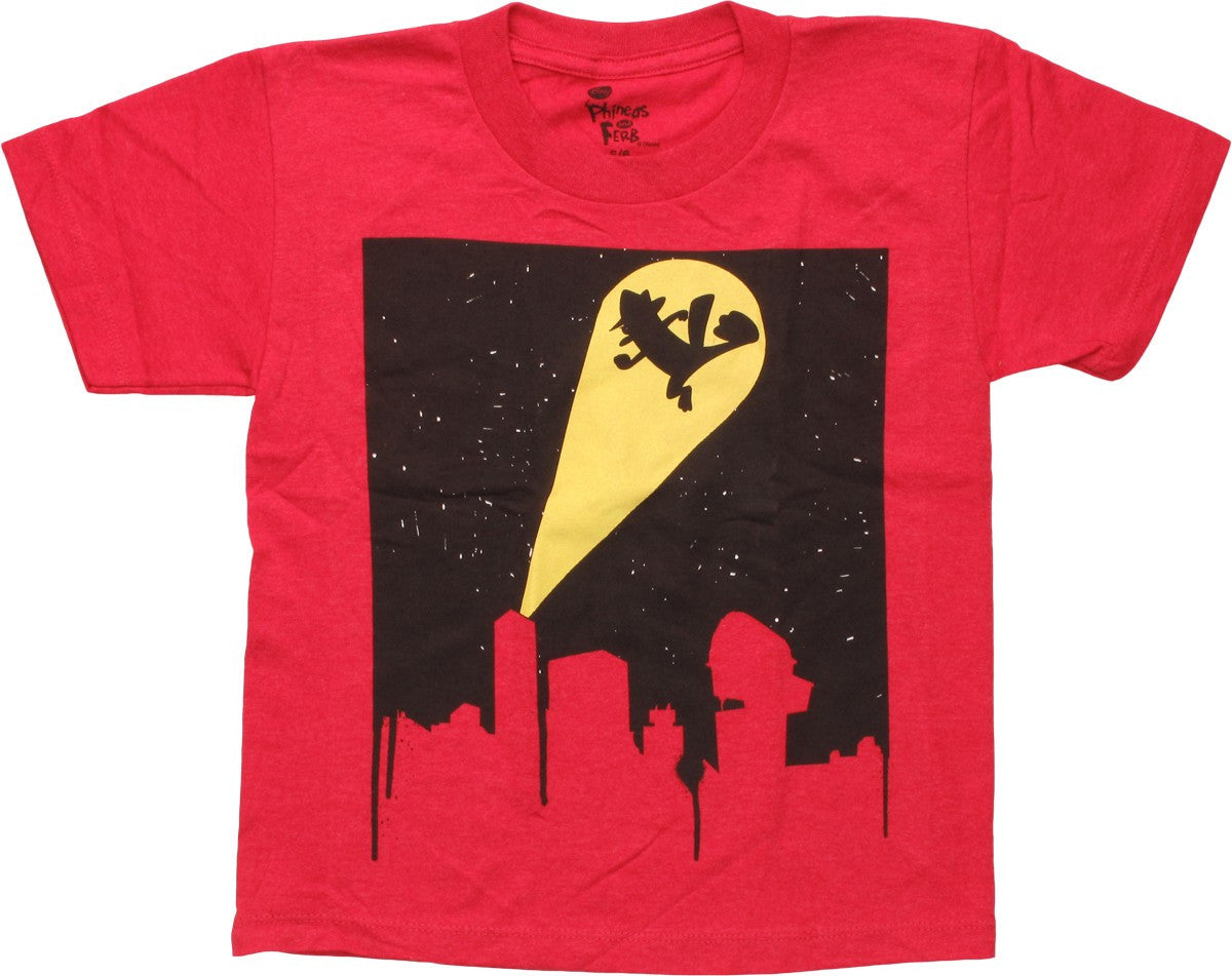 Phineas and Ferb Perry Sky Signal Juvenile T-Shirt