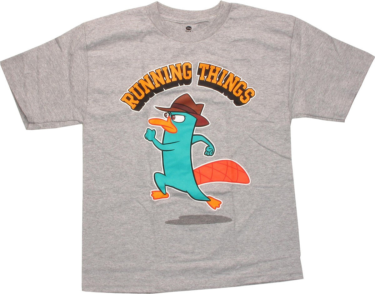 Phineas and Ferb Running Things Youth T-Shirt