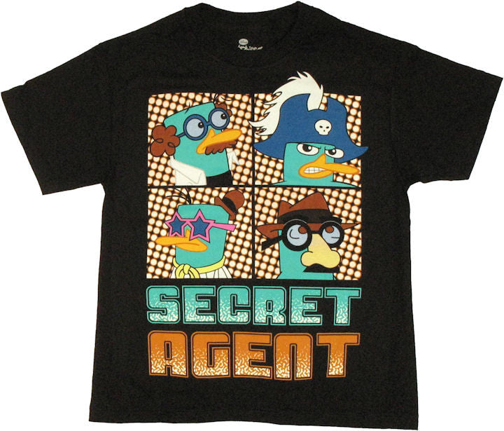 Phineas and Ferb Secret Agent UV Youth T Shirt