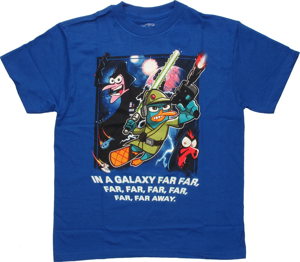 Phineas and Ferb Star Wars Far Away Youth T Shirt