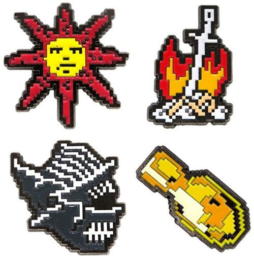 Dark Souls Pixel Art 4 Pin Set