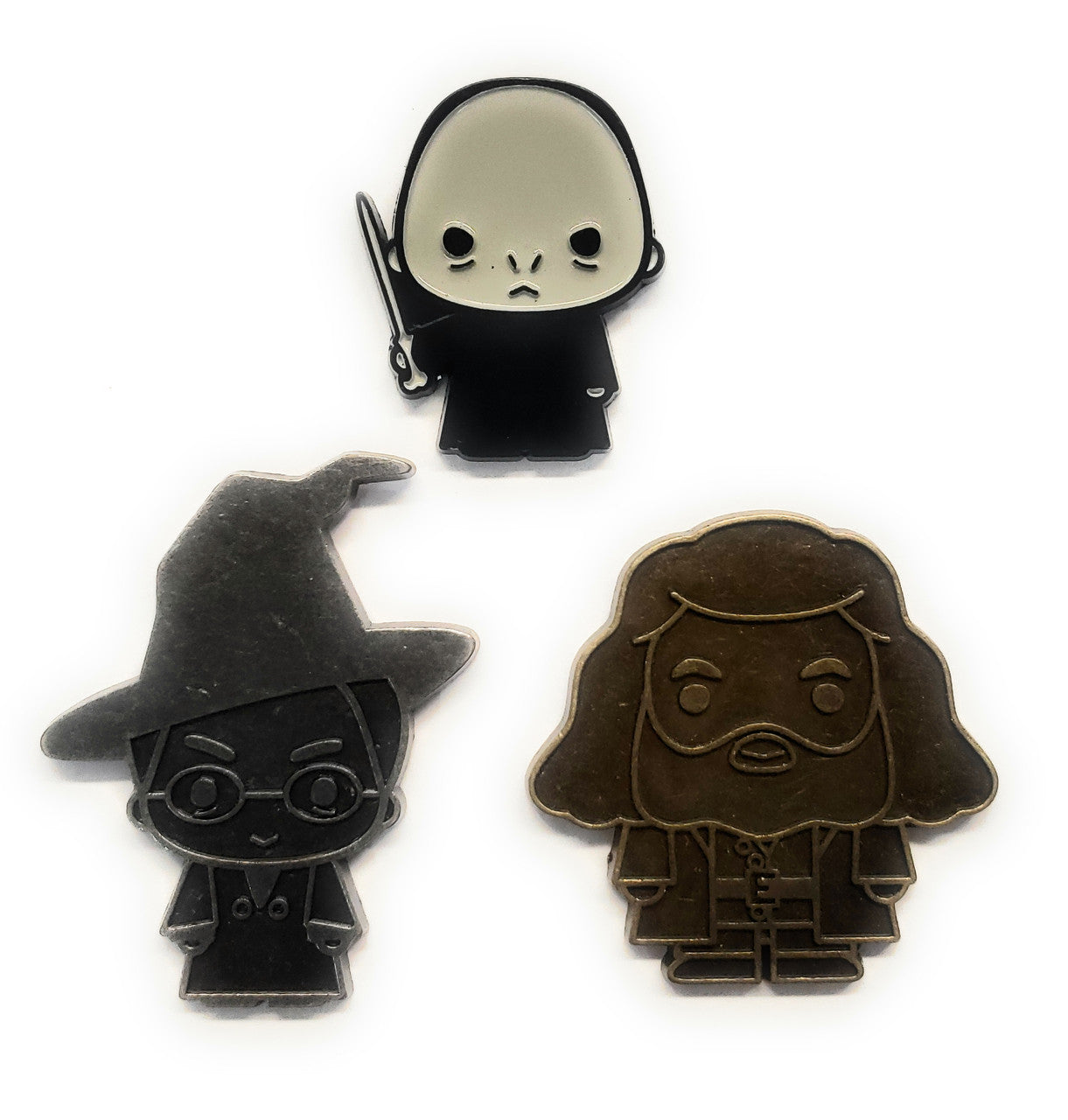 Harry Potter Voldermort 3 Pc Pin Set