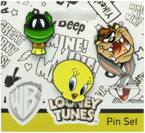 Space Jam Tweety Taz and Marvin 3 Piece Pin Set