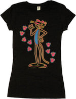 Pink Panther Neon Prints Baby Tee