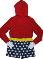 Wonder Woman Hooded Long Sleeve Junior Romper