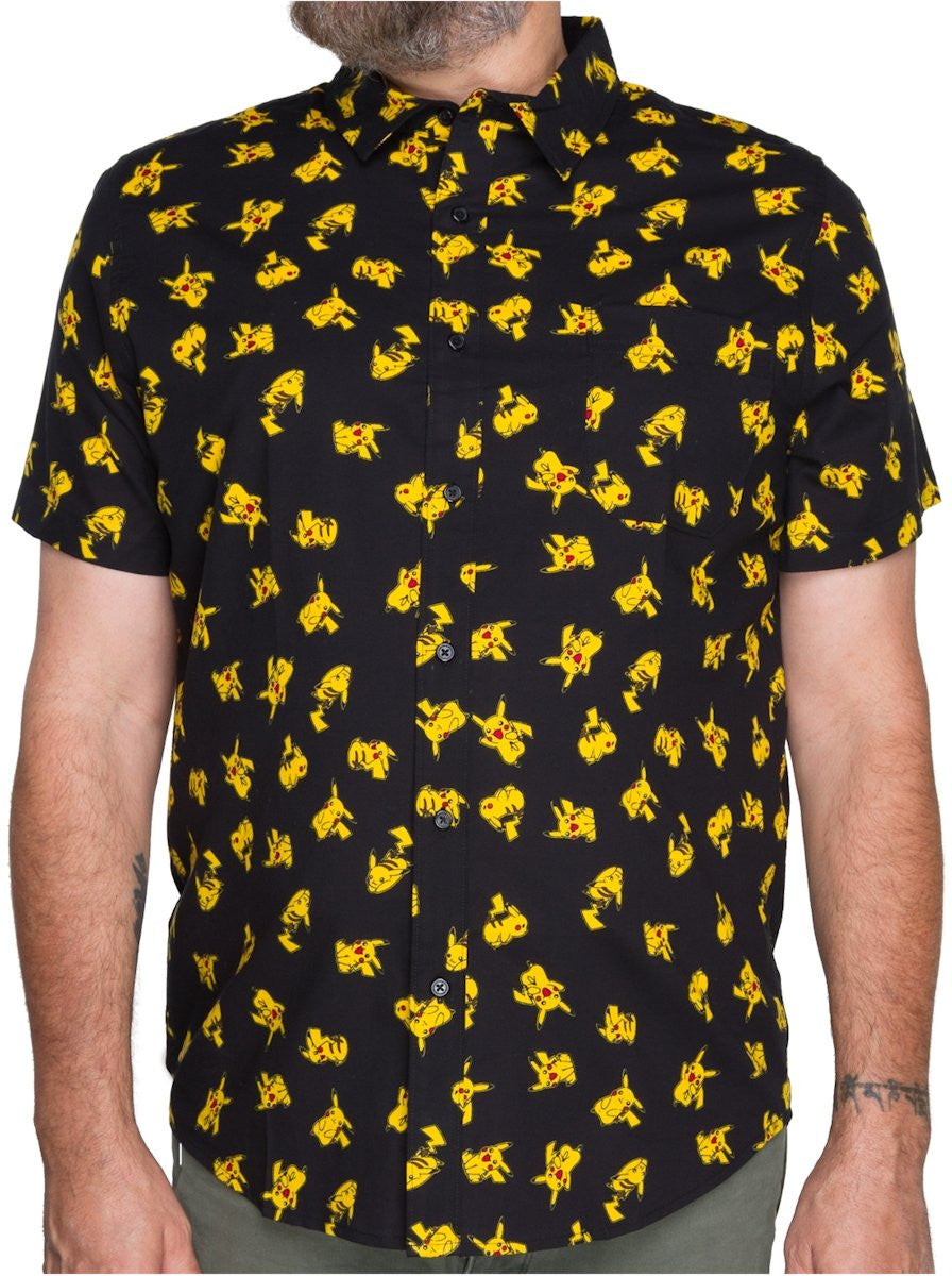Pokemon Pikachu Jumble Woven Shirt