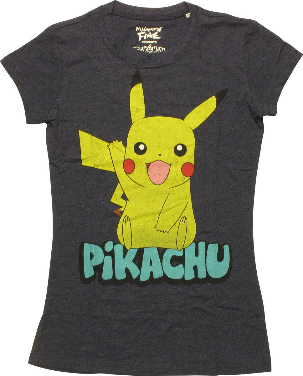 Pokemon Pikachu Wave Juniors T-Shirt