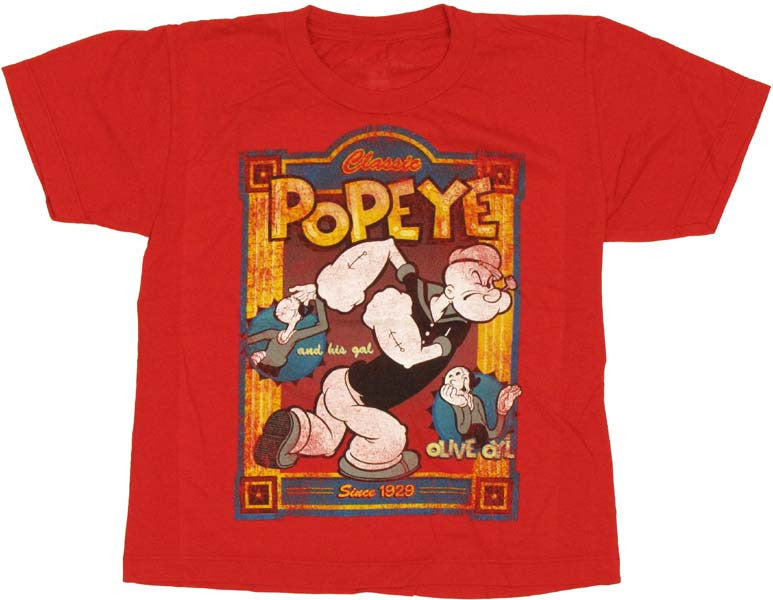 Popeye 1929 Juvenile T Shirt