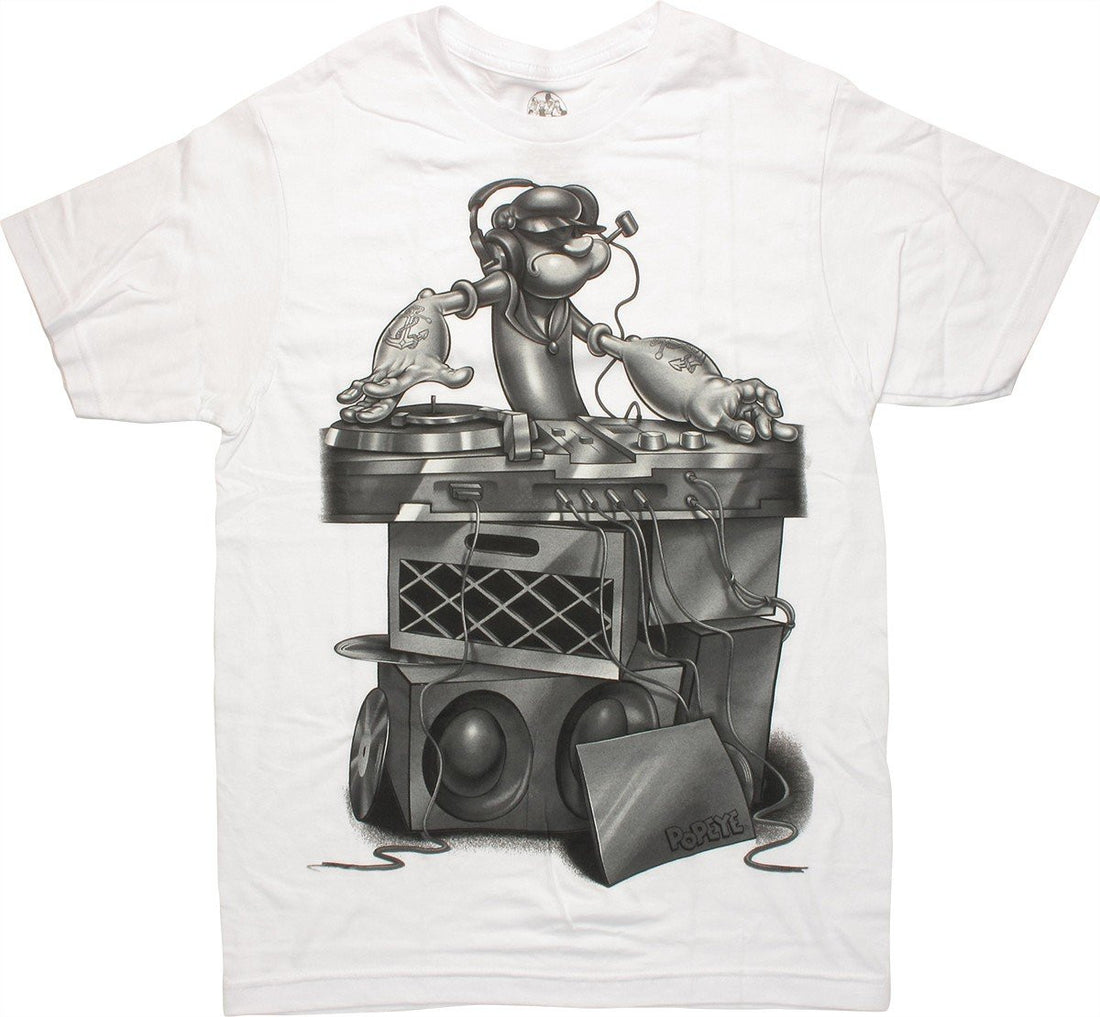 Popeye DJ Mixing T Shirt – Stylin Online