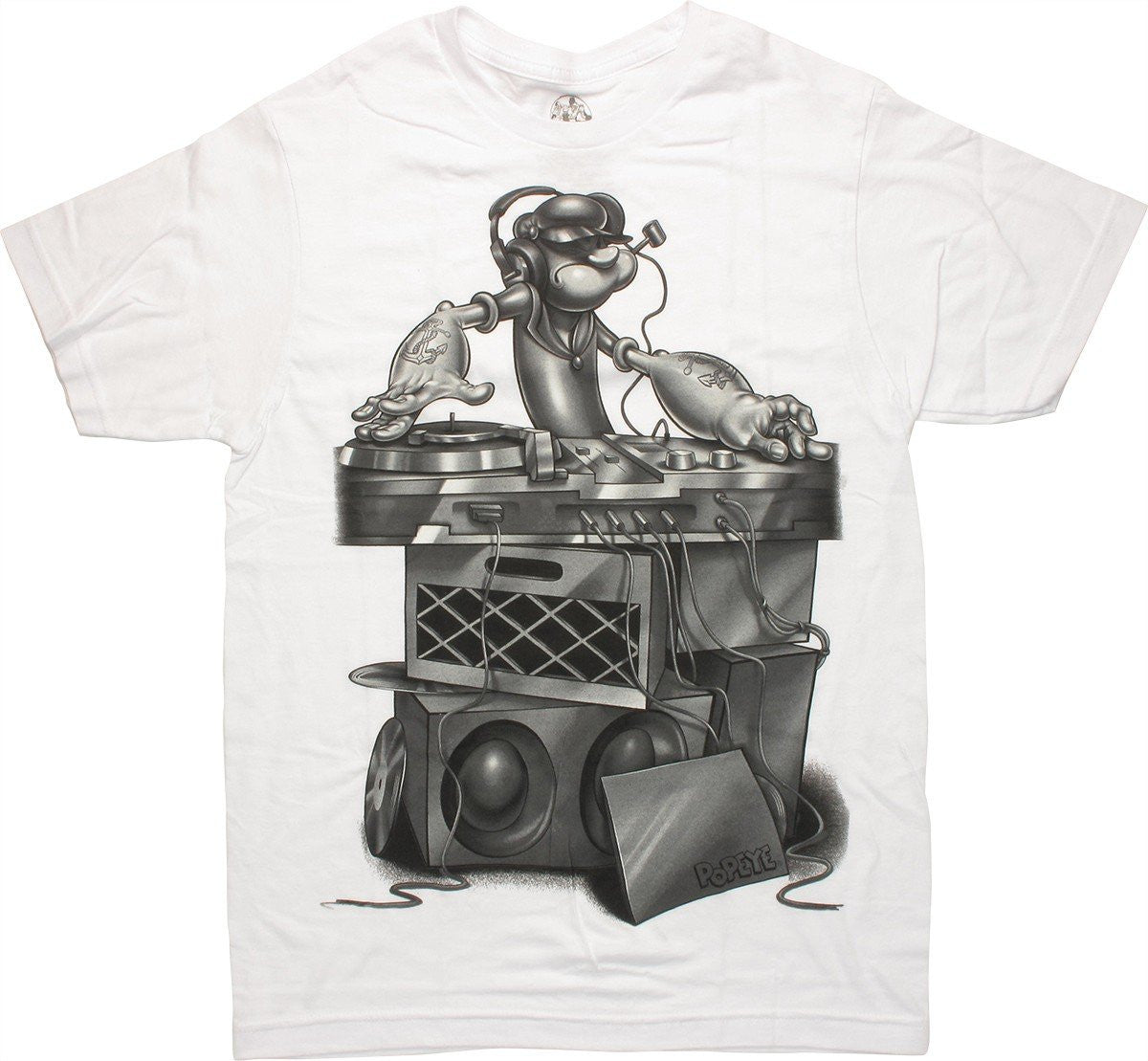 Popeye DJ Mixing T Shirt