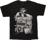Popeye DJing on the Turn Tables Mixing T-Shirt