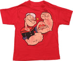 Popeye Mom Tattoo Distressed Toddler T-Shirt