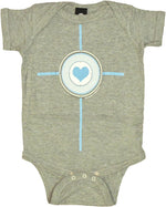 Portal 2 Blue Companion Cube Snap Suit