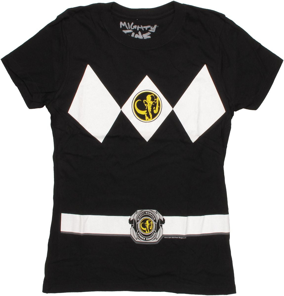 Power Rangers Black Baby Tee