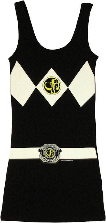 Power Rangers Black Costume Tank Top Dress
