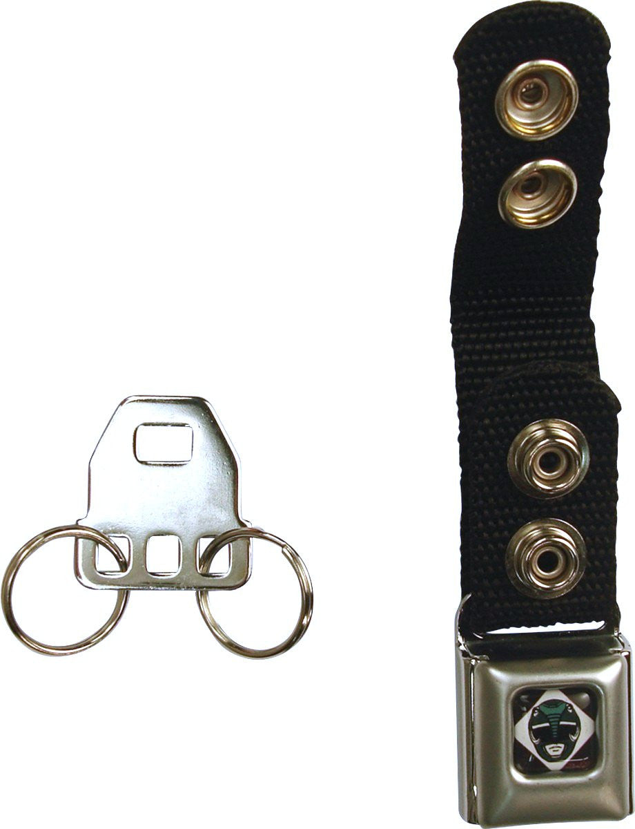 Power Rangers Black Ranger Buckle Keychain