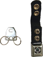 Power Rangers Black Ranger Buckle Keychain