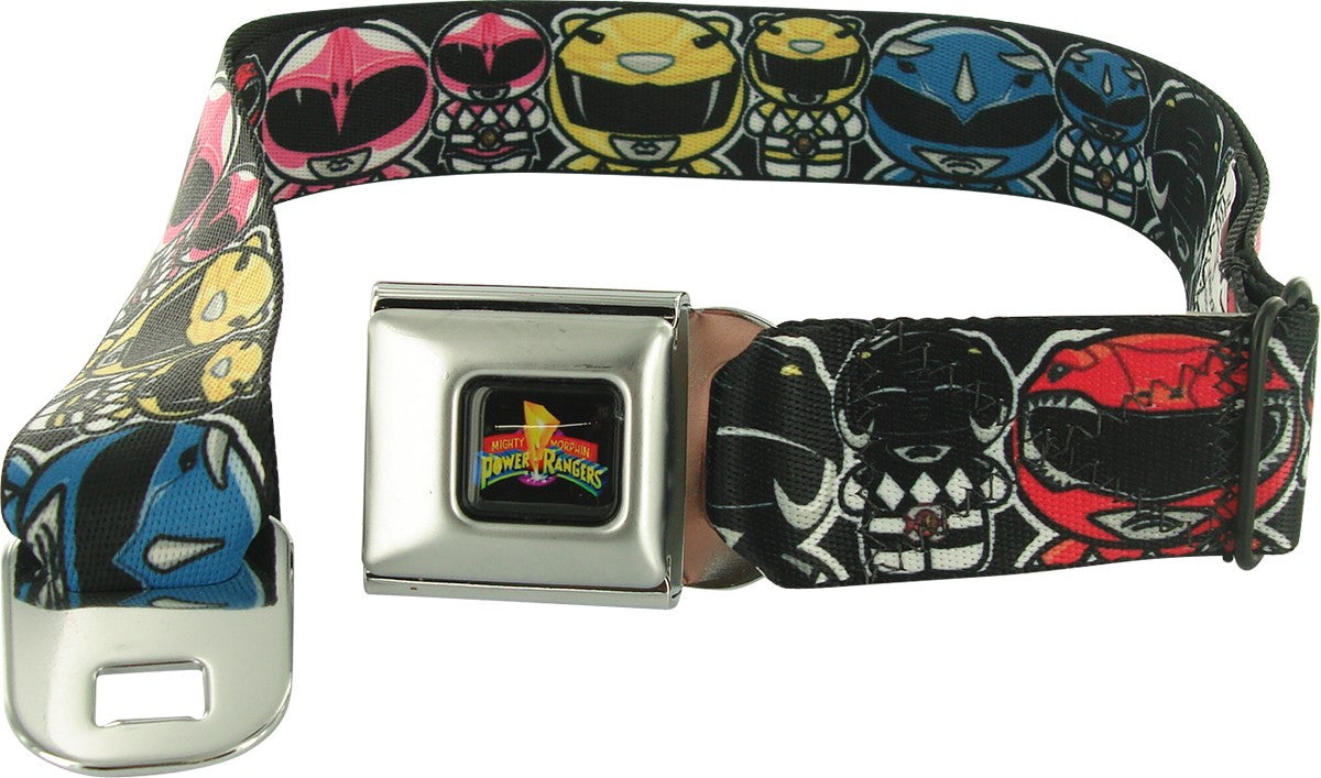 Power Rangers Chibi Offset Wrap Seatbelt Mesh Belt