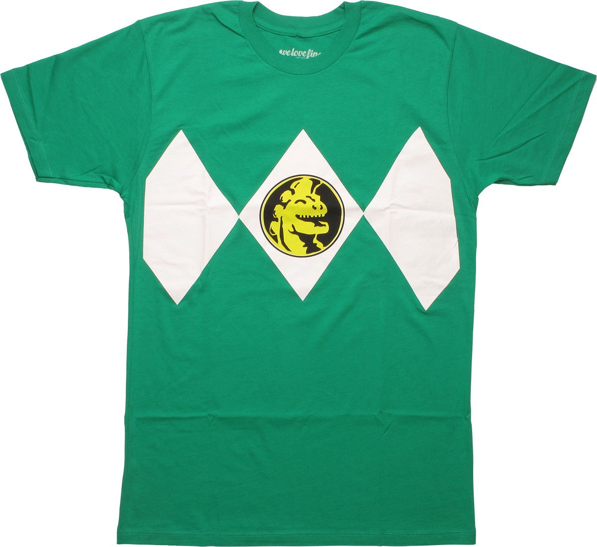 Power Rangers Green Costume Mighty Fine T-Shirt