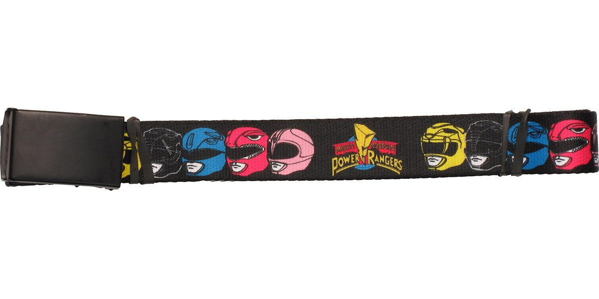 Power Rangers Grouped Helmets Mesh Belt