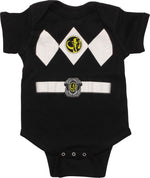 Power Rangers Mammoth Black Ranger Snap Suit