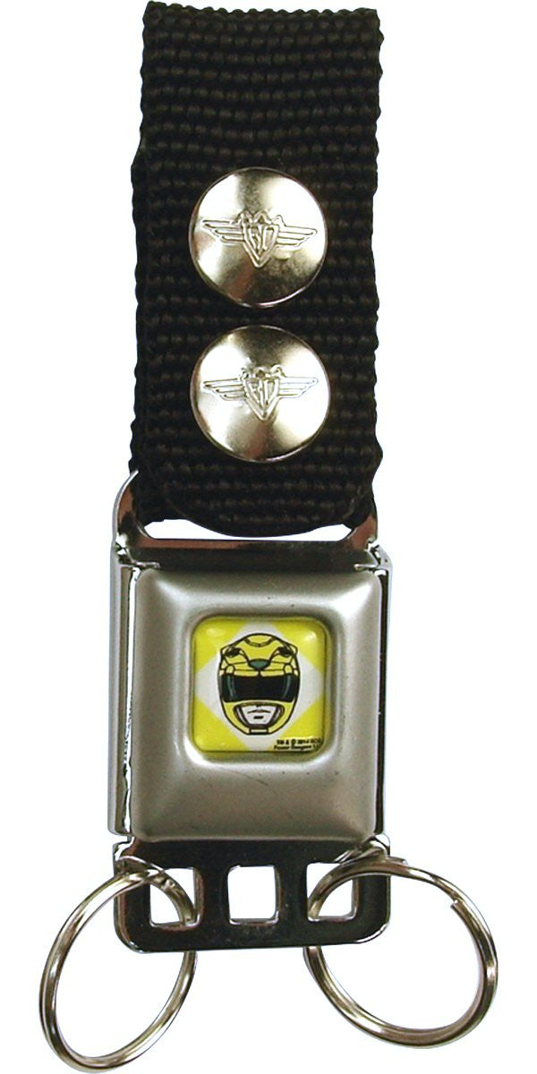 Power Rangers Yellow Ranger Buckle Keychain – Stylin Online