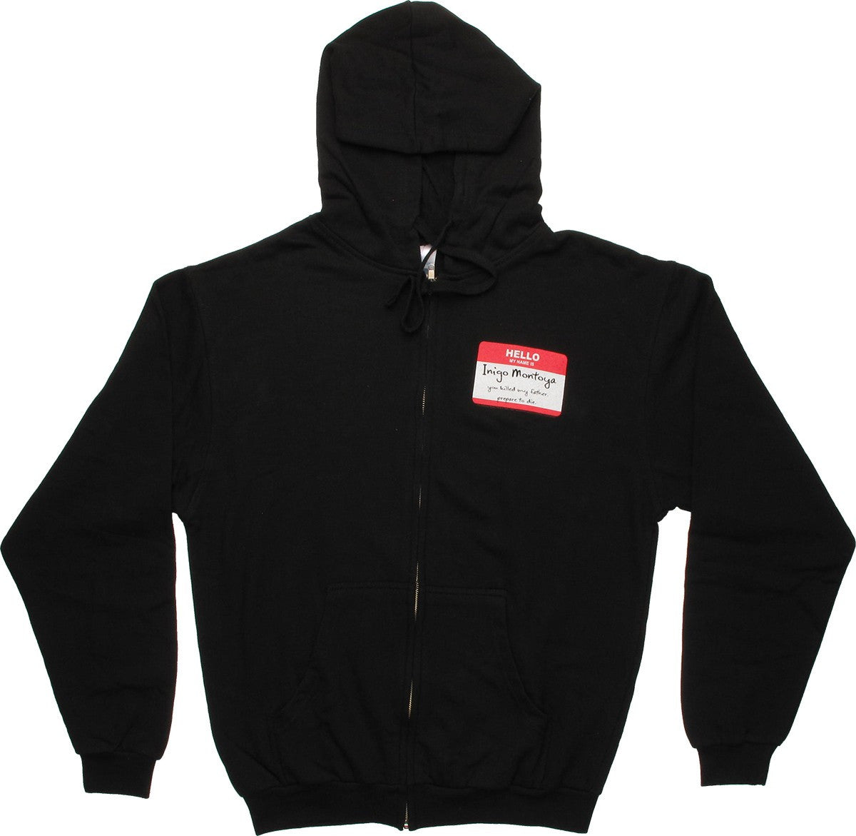 Princess Bride Inigo Name Tag Hoodie