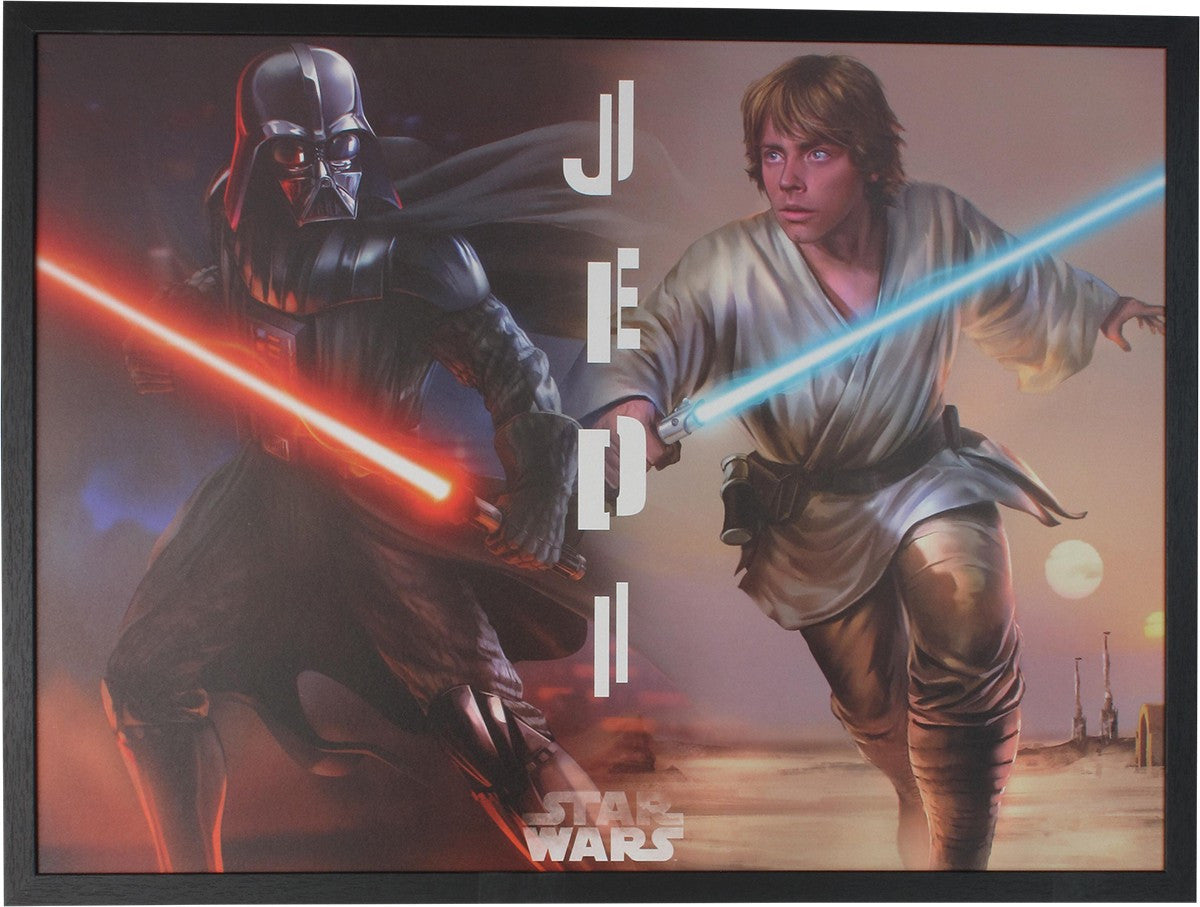 Star Wars Heroes 5 Piece Framed Print Artwork Set
