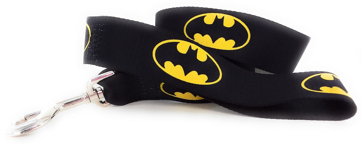 Batman Classic Logo Wrap Wide 4 Foot Pet Leash