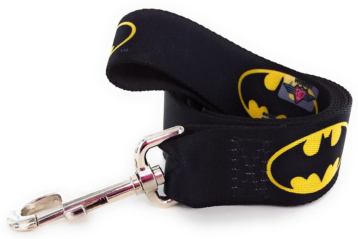 Batman Classic Logo Wrap Wide 4 Foot Pet Leash