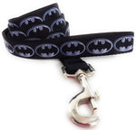 Batman Silver Logos Wrap 4 Foot Pet Leash