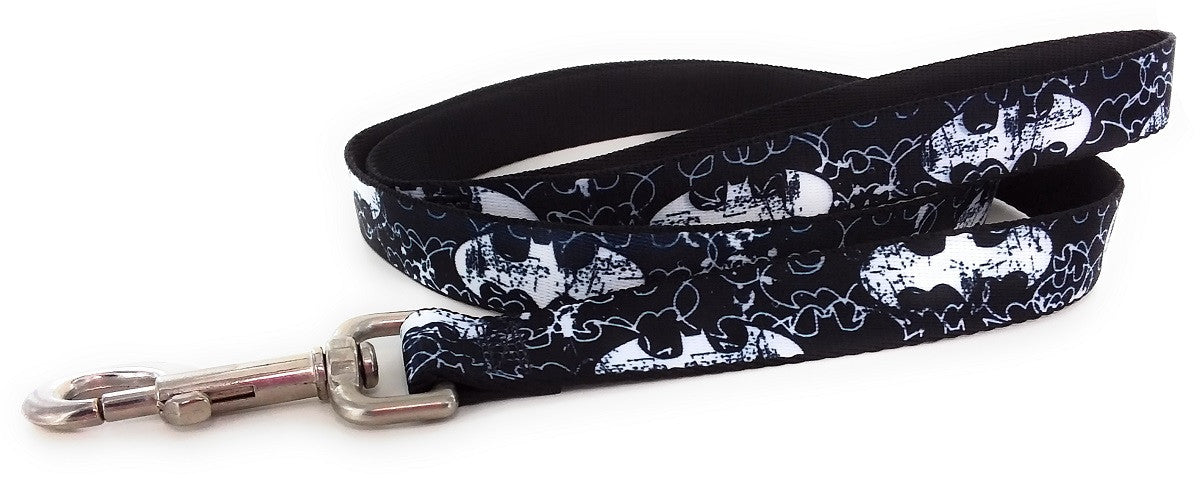 Batman Logo Outlines Wrap 4 Foot Pet Leash