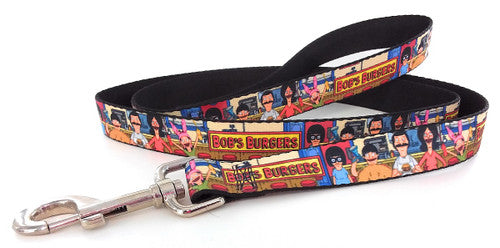 Bob's Burgers Restaurant Wrap 4 Foot Pet Leash