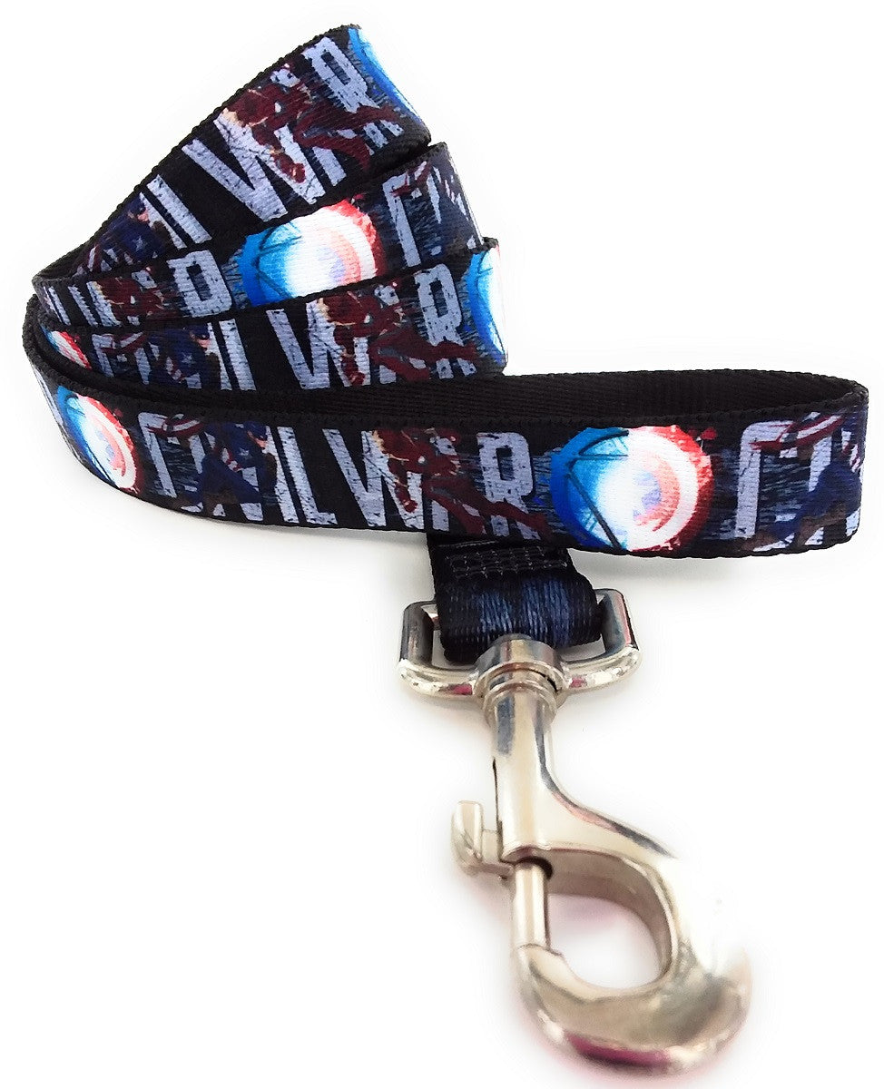 Captain America Civil War Logo Wrap 4 Ft Pet Leash