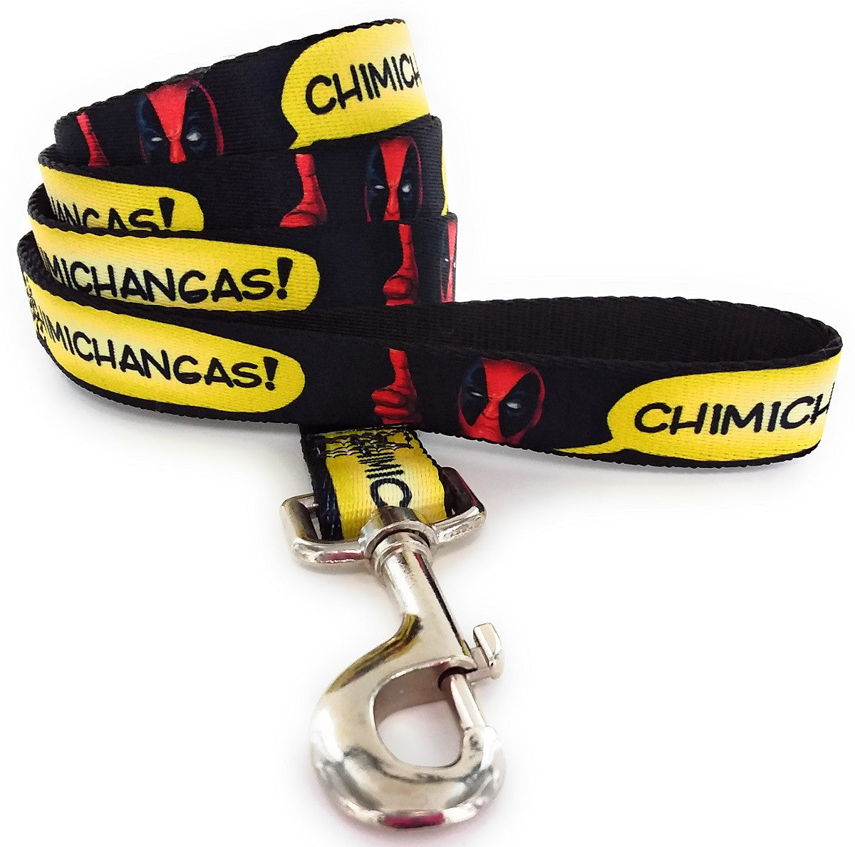 Deadpool Chimichangas Wrap 4 Foot Pet Leash