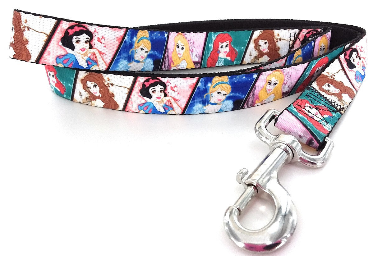 Disney Princess Busts Wrap 4 Foot Pet Leash