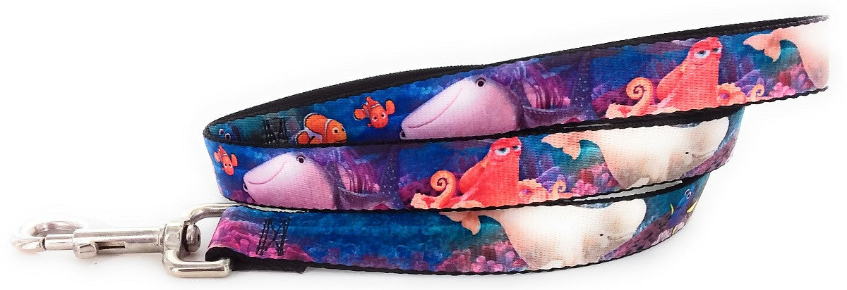 Finding Nemo Ocean Scene 4 Foot Pet Leash