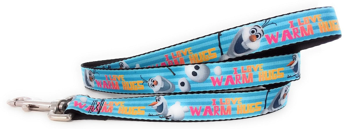 Frozen Olaf Warm Hugs Wrap 4 Foot Pet Leash