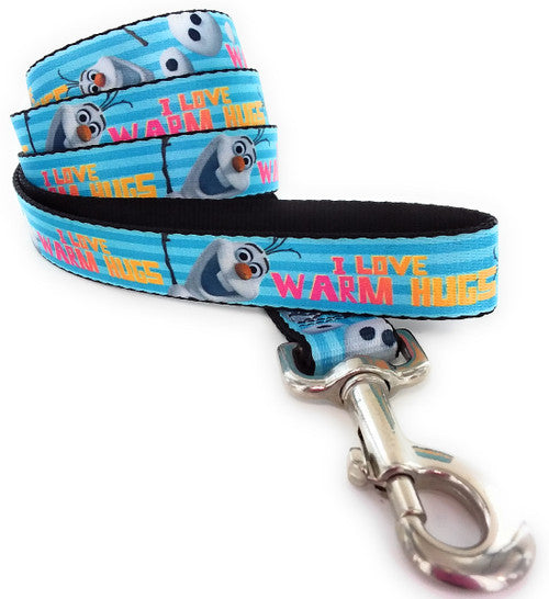 Frozen Olaf Warm Hugs Wrap 4 Foot Pet Leash