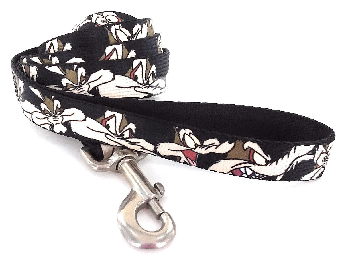 Looney Tunes Wile E Coyote Faces 4 Foot Pet Leash