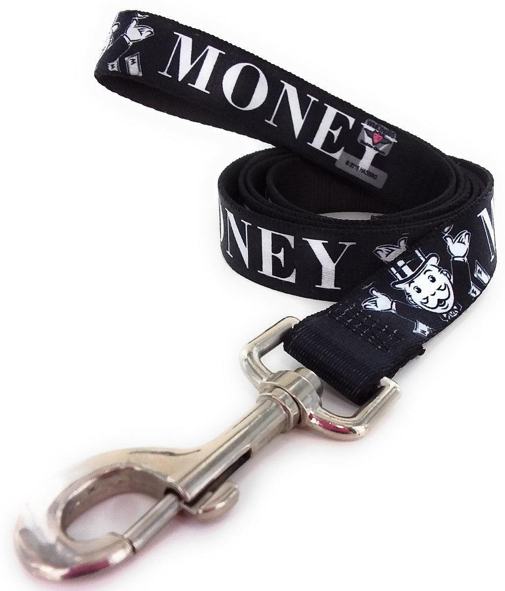 Monopoly Man Money Wrap 4 Foot Pet Leash