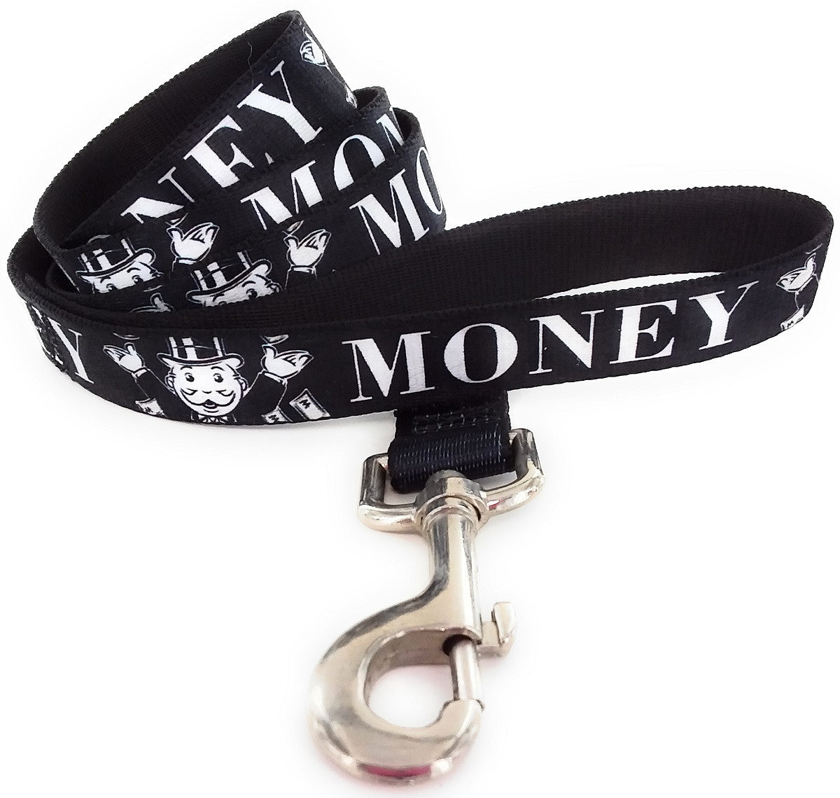 Monopoly Man Money Wrap 4 Foot Pet Leash