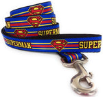 Superman Logo Stripes Wrap 4 Foot Pet Leash