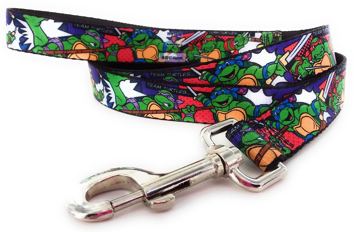Ninja Turtles Team Turtles Wrap 4 Foot Pet Leash
