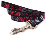 Walking Dead Kill Or You Die Wrap 4 Foot Pet Leash